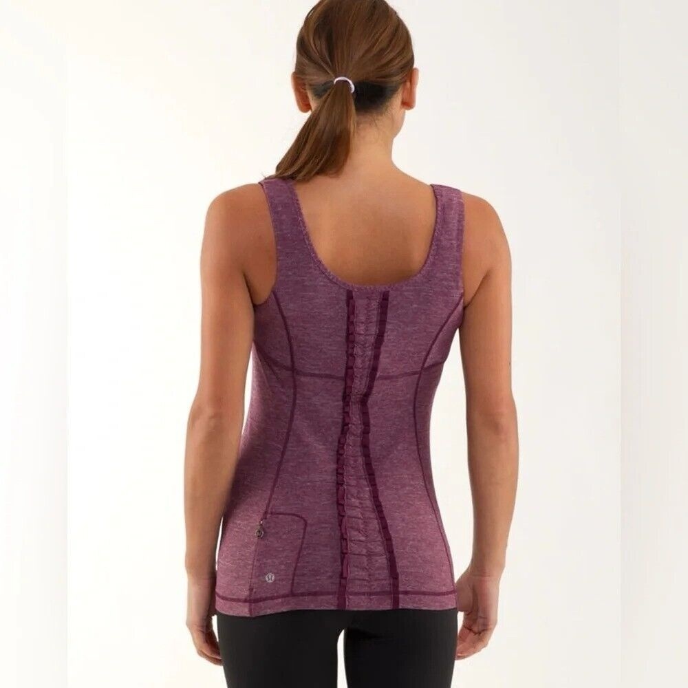 Lululemon Run Free Tank- Heathered Plum Size‎ 8